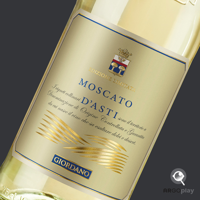 ARGOplay  for Italian Wine Brands GiordanoVini Moscato d'Asti Piemonte
