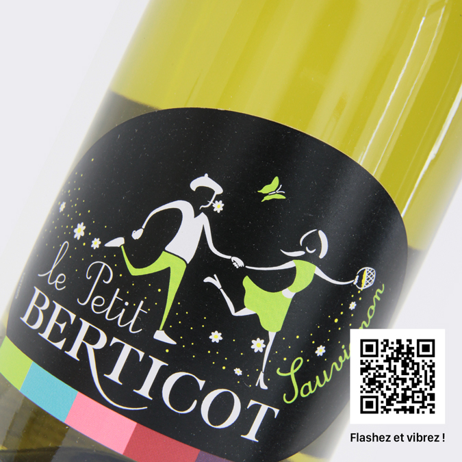 LabelwebAR QRcode for Terre de Vignerons Le Petit Berticot Sauvignon